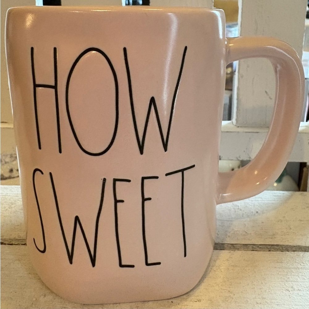 Rae Dunn Pink 'How Sweet' Mug